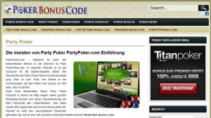 Party Poker Bonus Code